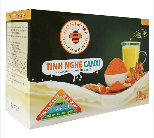 Honimore Original & Calcium Turmeric Latte (18 bag x 16g) 288g