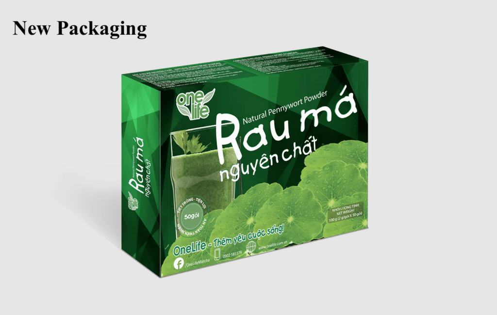 Onelife Vietnamese Natural Pennywort Powder – 100% Natural - Drink For Your Health