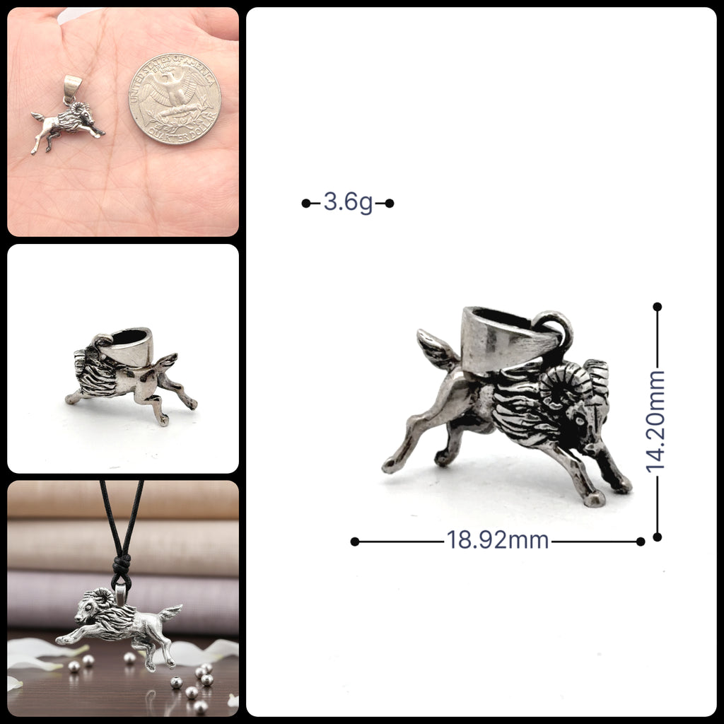 New Astrology Horoscope Sterling-silver Gold Brass Necklace Pendant Jewelry