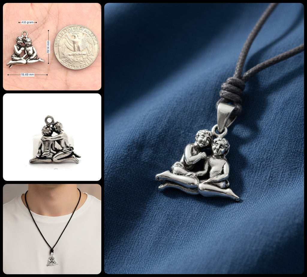 New Astrology Horoscope Sterling-silver Gold Brass Necklace Pendant Jewelry