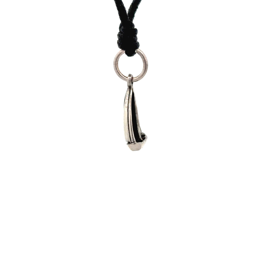 New Sail Boat Sterling-Silver Pewter Necklace Pendant Jewelry