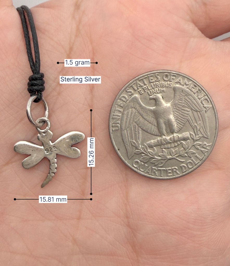 Cute Mini Butterfly Sterling-silver Pewter Brass Charm Necklace Pendant Jewelry