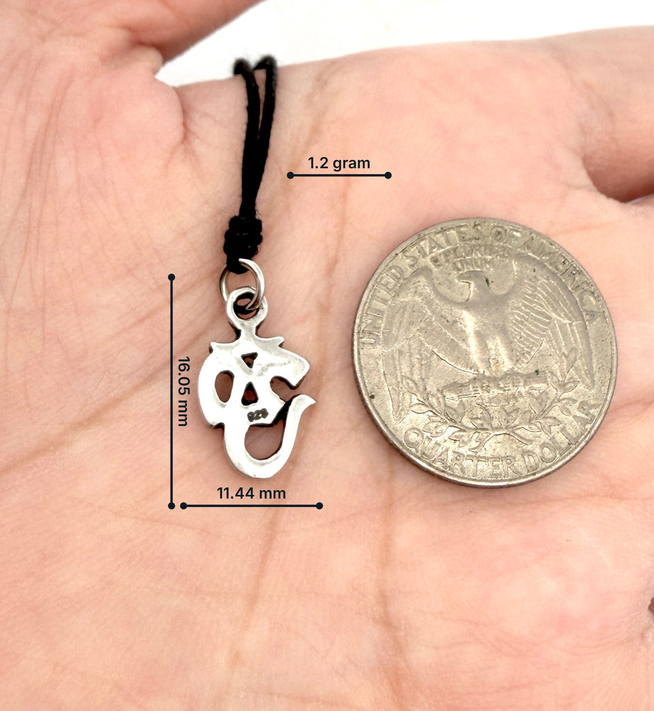 Trending Hindu Ohm Ohm 92.5 Sterling Silver Gold Brass Pewter Necklace Pendant Jewelry