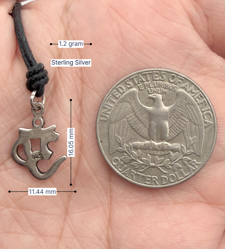Trending Hindu Ohm Ohm 92.5 Sterling Silver Gold Brass Pewter Necklace Pendant Jewelry