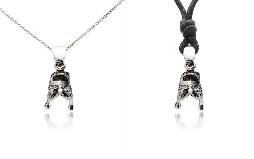 Saddle Horseback Ridding 92.5 Sterling Silver Necklace Pendant Jewelry