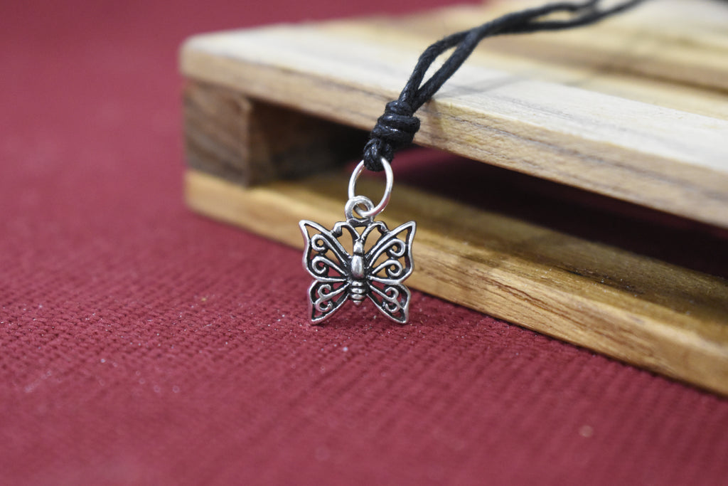 Eye-catching Butterfly Sterling-silver Pewter Gold Necklace Pendant Jewelry