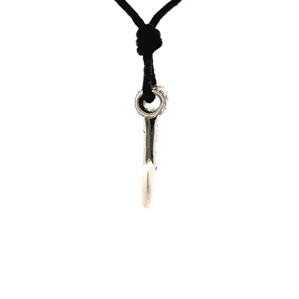 God's Hammer Mjolnir 92.5 Sterling Silver Brass Necklace Pendant Jewelry