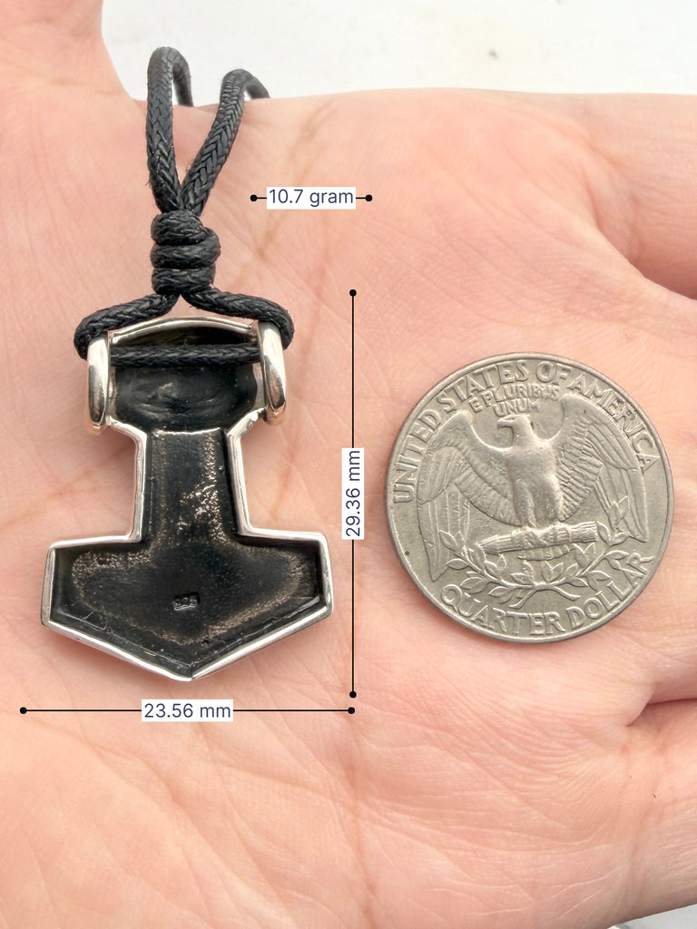 God's HammeBrass Necklace Pendant Jewelryr Sterling Silver Gold
