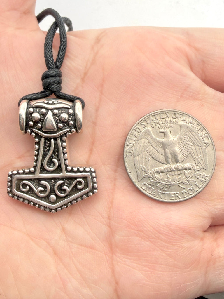 God's HammeBrass Necklace Pendant Jewelryr Sterling Silver Gold