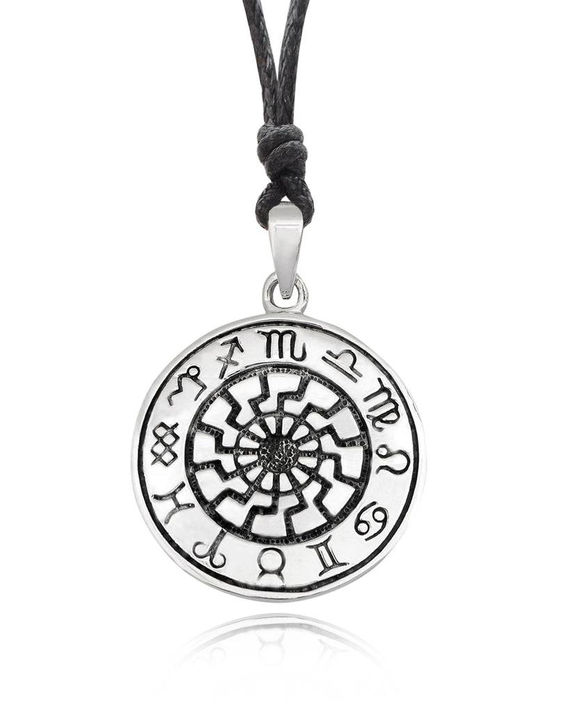 Handmade Astrology Sterling Silver Pewter Gold Brass Necklace Pendant Jewelry