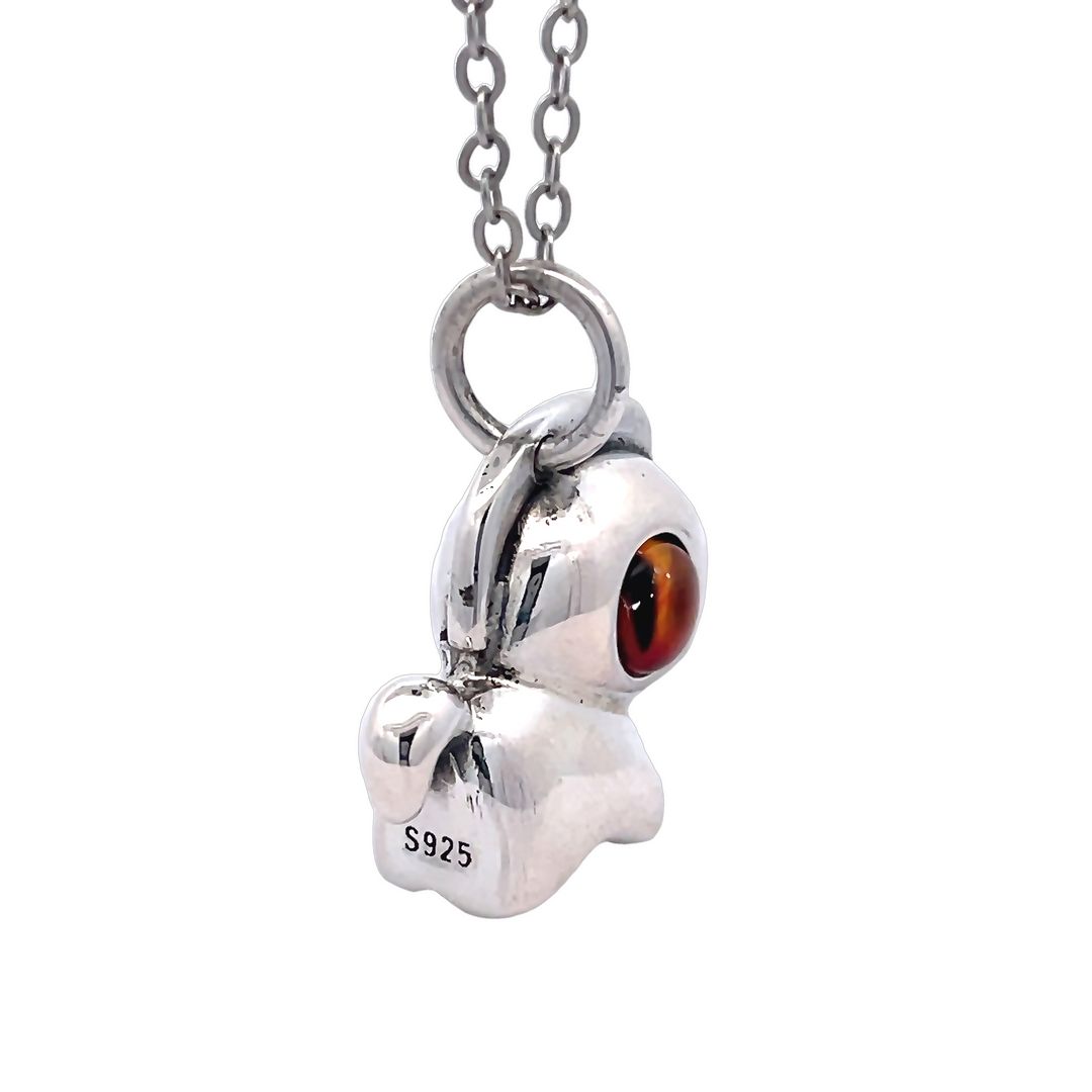 Cute Little Horse Pendant Men and Women Sterling Silver Pendant Necklace