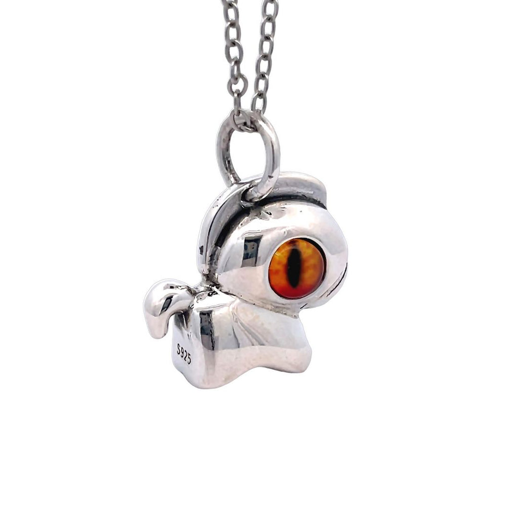 Cute Little Horse 92.5 Sterling Silver Gold Brass Charm Pendant Necklace