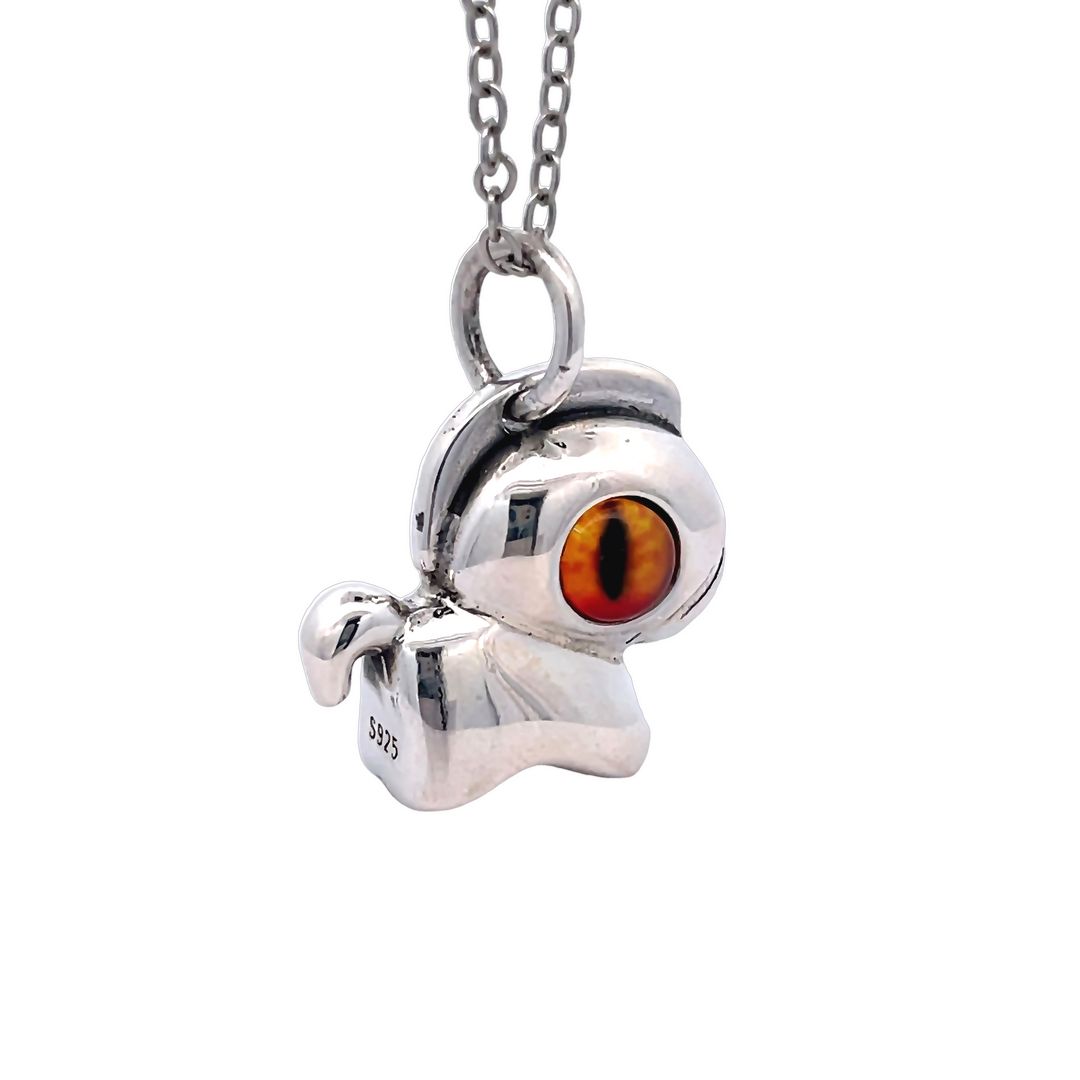 Cute Little Horse Pendant Men and Women Sterling Silver Pendant Necklace