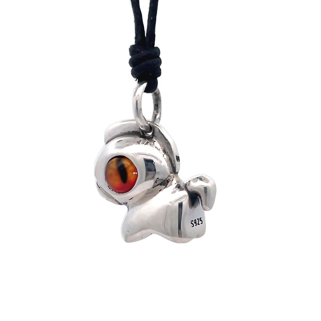 Cute Little Horse Pendant Men and Women Sterling Silver Pendant Necklace