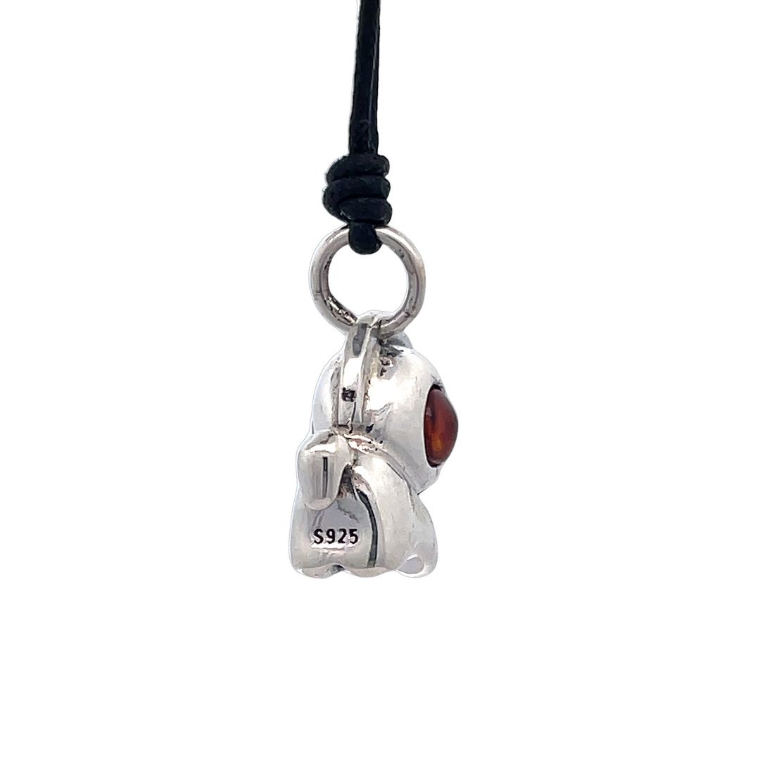 Cute Little Horse Pendant Men and Women Sterling Silver Pendant Necklace