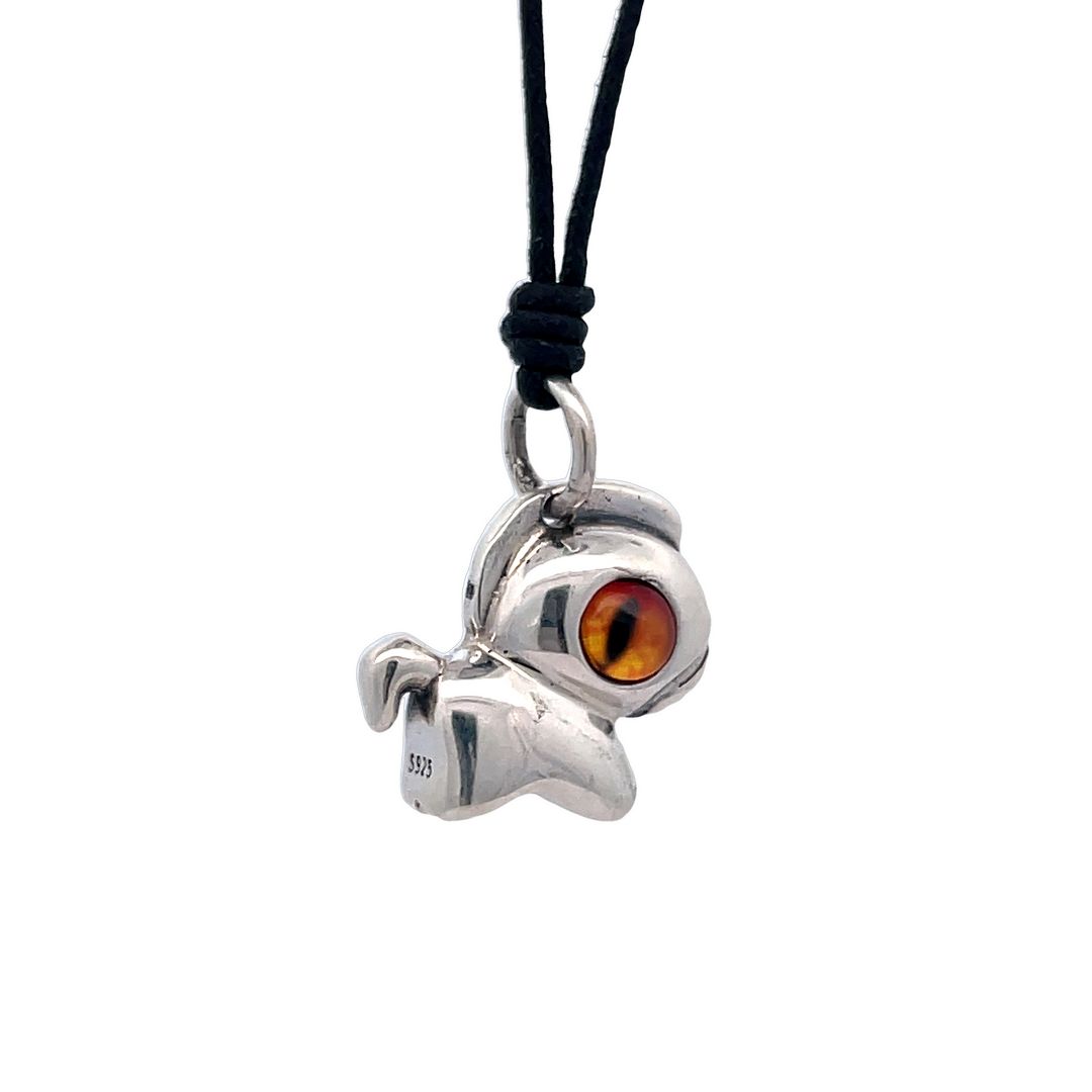Cute Little Horse Pendant Men and Women Sterling Silver Pendant Necklace