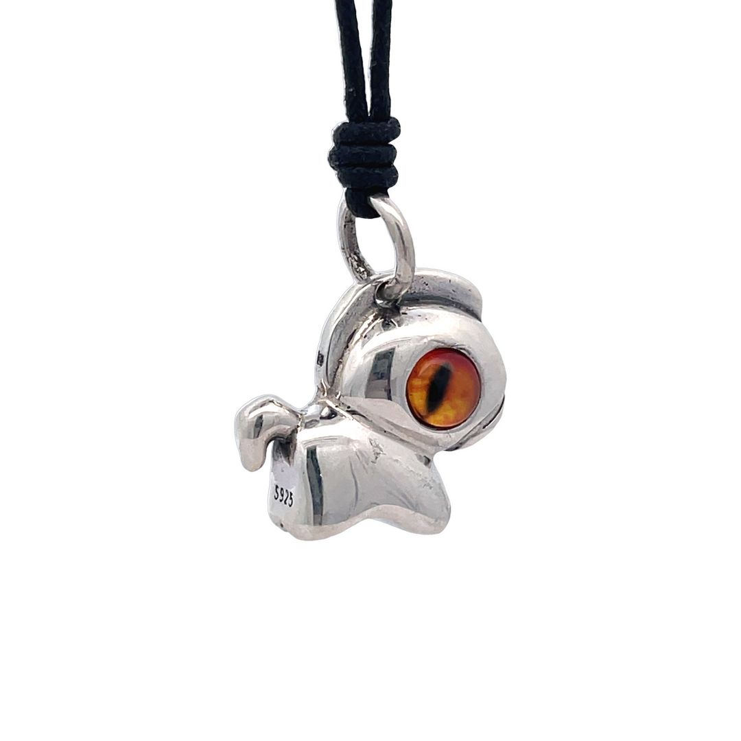 Cute Little Horse Pendant Men and Women Sterling Silver Pendant Necklace