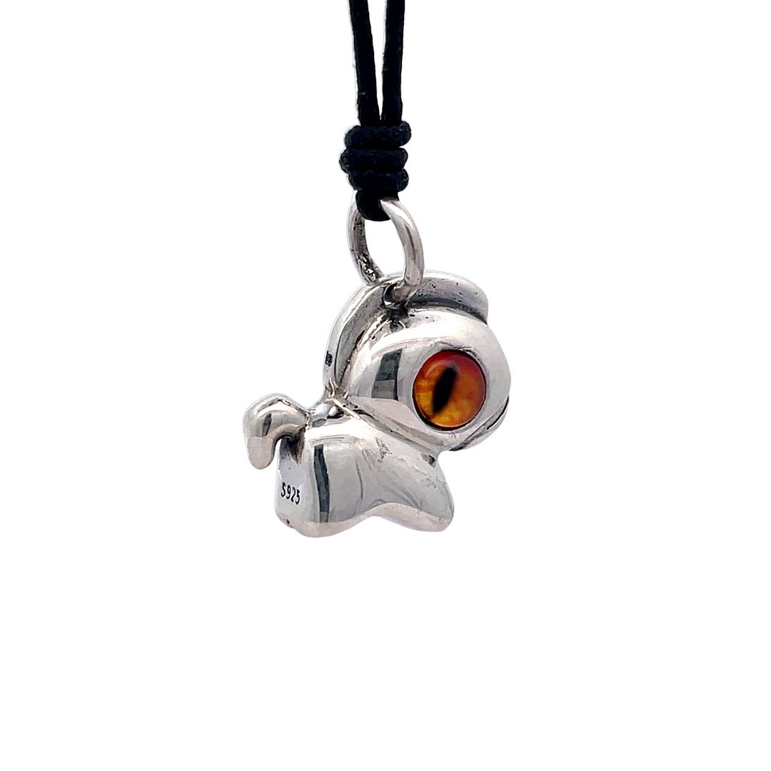 Cute Little Horse Pendant Men and Women Sterling Silver Pendant Necklace