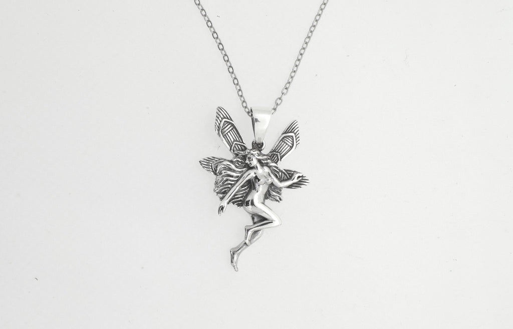 Fairy Angel 925 Sterling Silver Fairy Necklace For Women Jewelry Gifts