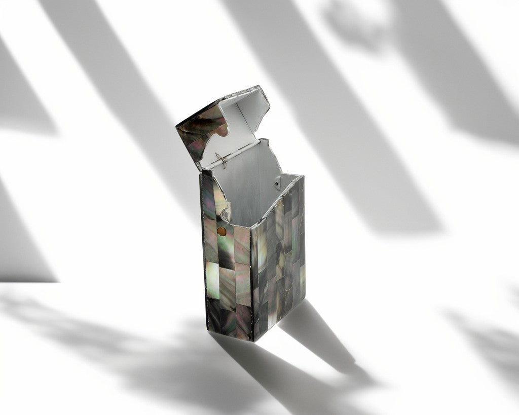 Mini Tobacco Box - Cigarette Case - Cigarette Holder Mother Of Pearl Retro Holder Vintage Style