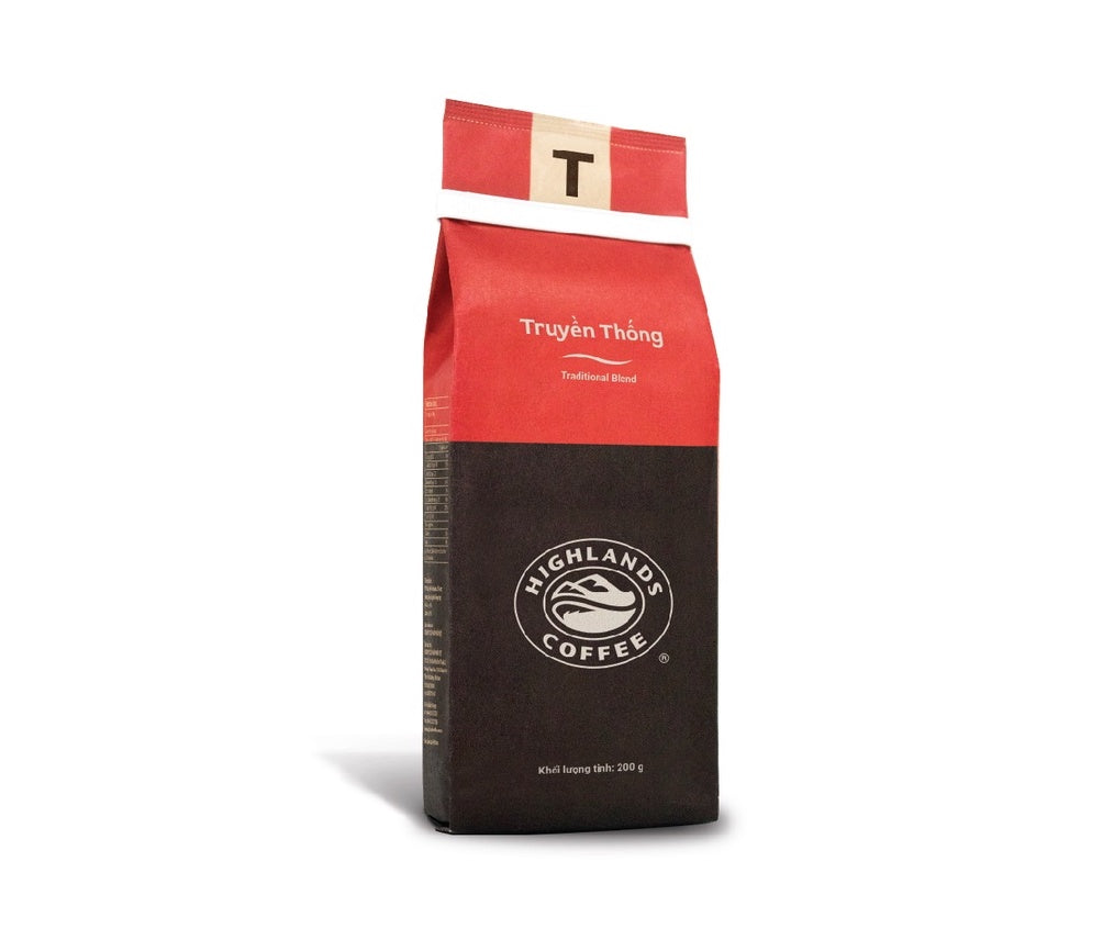 Highlands Coffee Vietnamese 200g Ground Coffee Beans