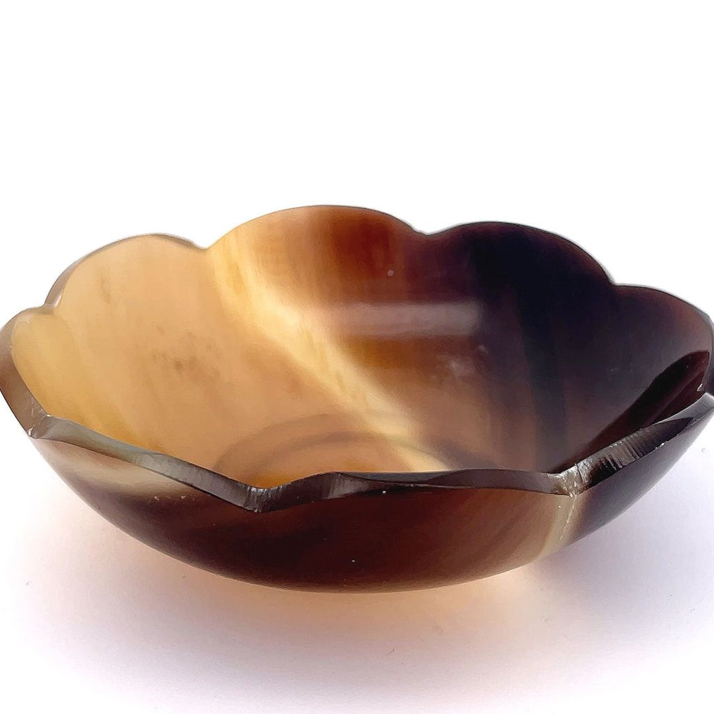 Buffalo Horn Dip Dipping Bowl Soy Sauce Seasoning Appetizer Dish Ramekin Pinch