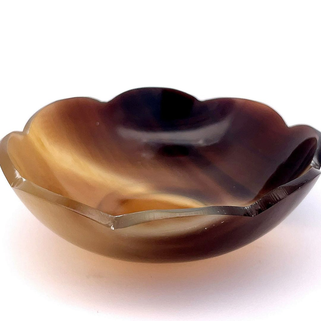 Buffalo Horn Dip Dipping Bowl Soy Sauce Seasoning Appetizer Dish Ramekin Pinch