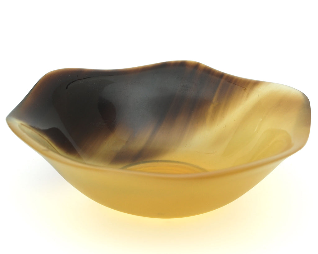 Buffalo Horn Dip Dipping Bowl Soy Sauce Seasoning Appetizer Dish Ramekin Pinch