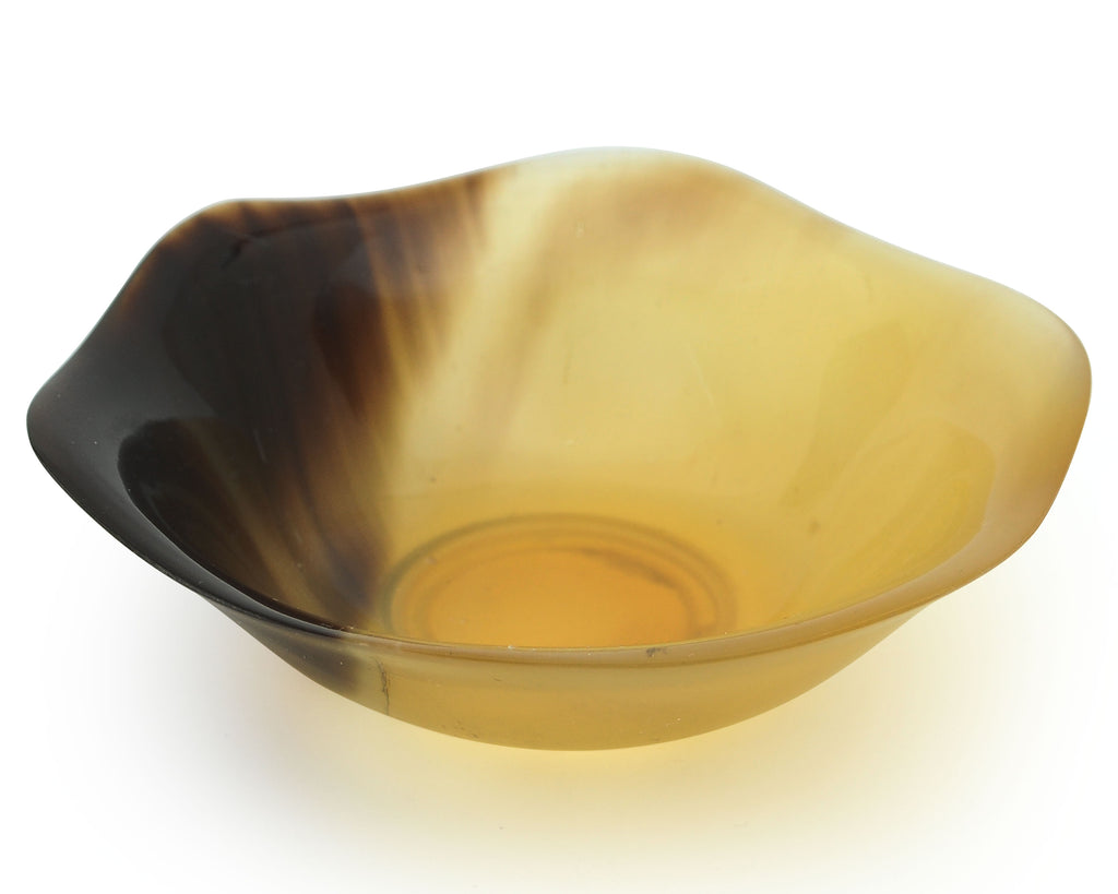 Buffalo Horn Dip Dipping Bowl Soy Sauce Seasoning Appetizer Dish Ramekin Pinch