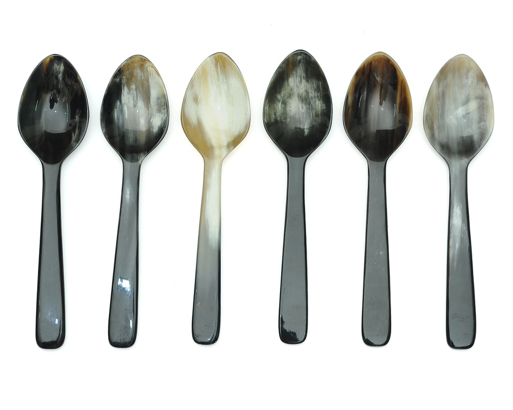 Handcrafted Unique Vietnamese Buffalo Horn Dinning Dinner Rice Soup Spoon