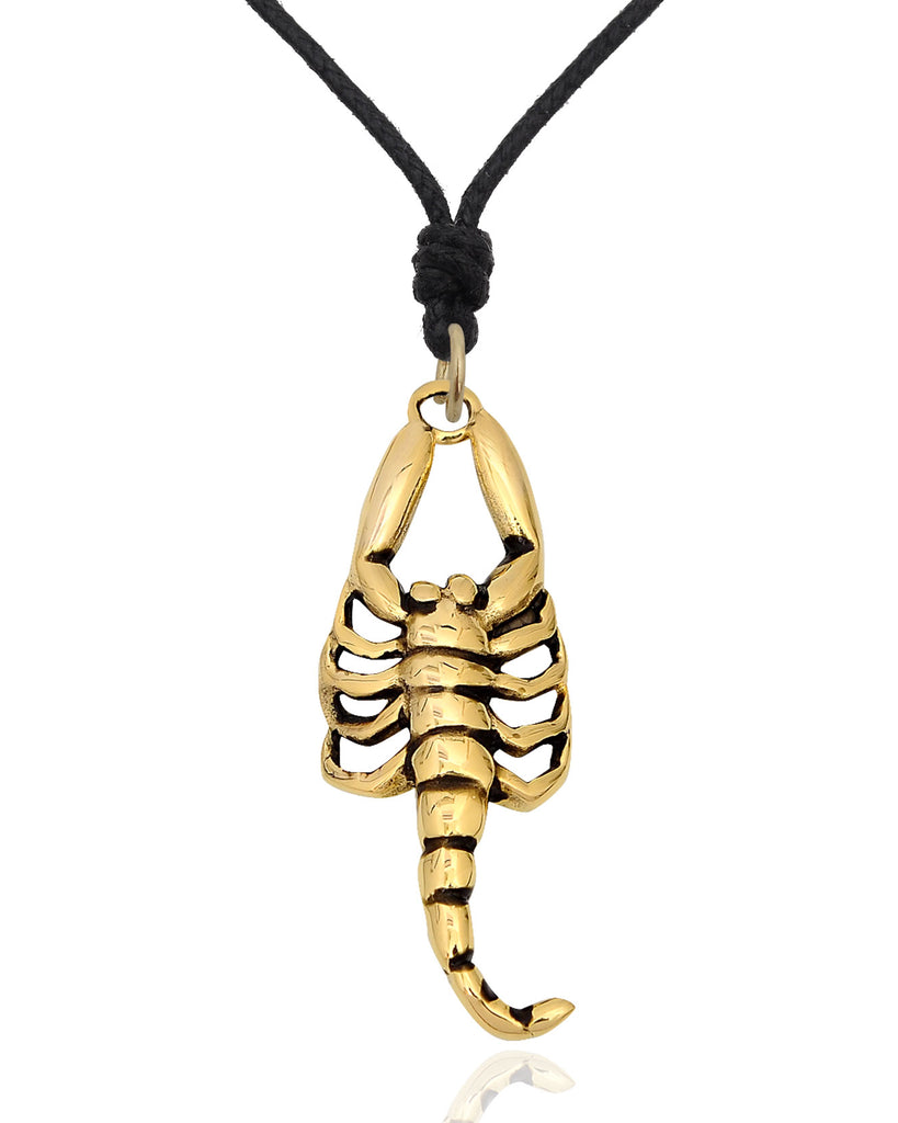 New Scorpion 92.5 Sterling Silver Pewter Gold Brass Necklace Pendant Jewelry
