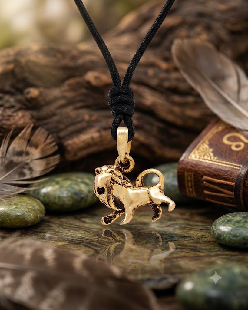 Astrology Gold Brass Sterling Silver Charm Necklace Pendant Horoscope Zodiac
