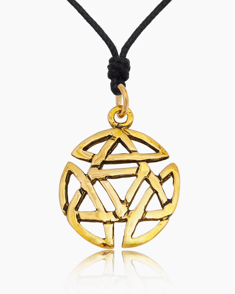 Jewish Star of David 92.5 Sterling Silver Brass Necklace Pendant Jewelry