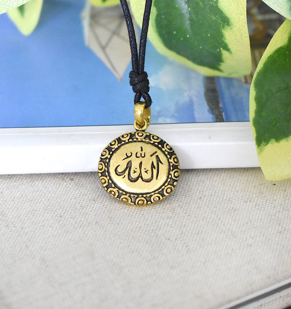 Islam Muslim Quran 92.5 Sterling Silver Pewter Brass Necklace Pendant Jewelry
