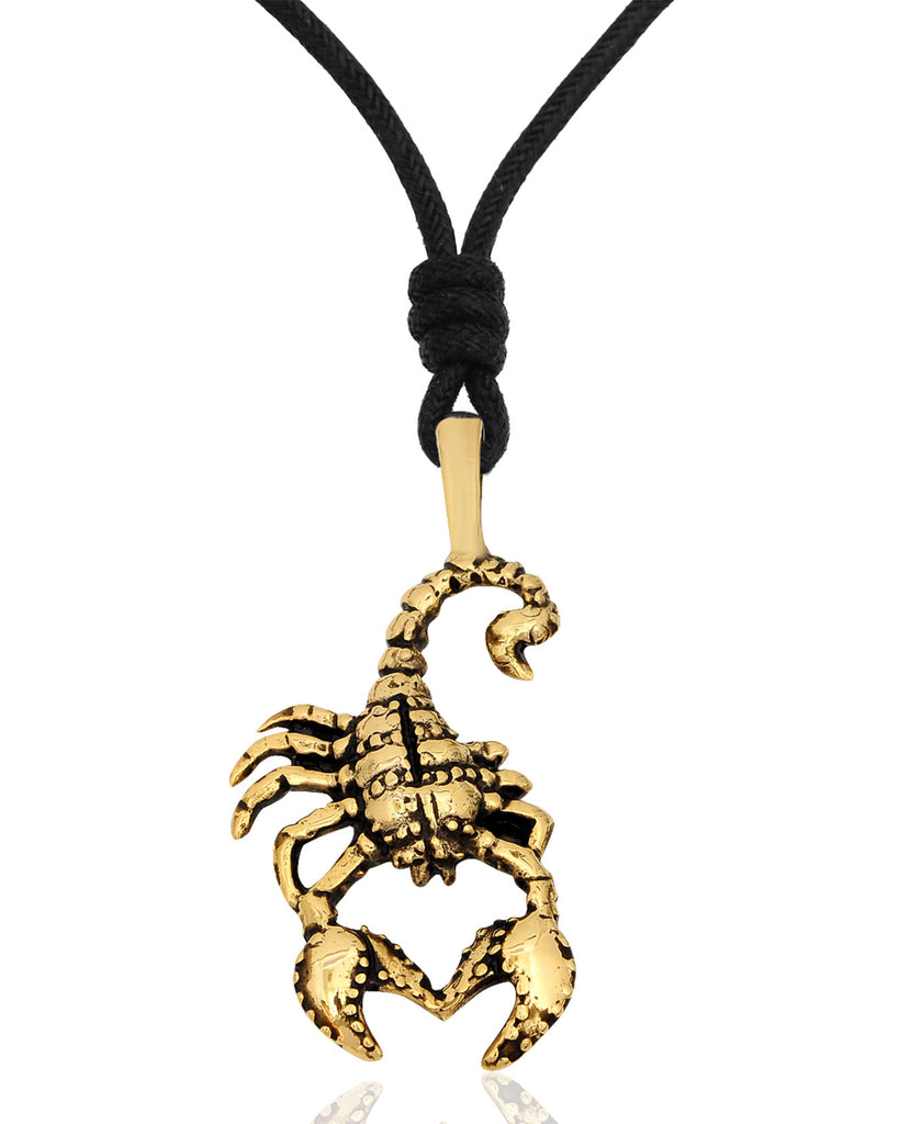 Stylish Scorpion Handmade Silver Pewter Brass Necklace Pendant Jewelry