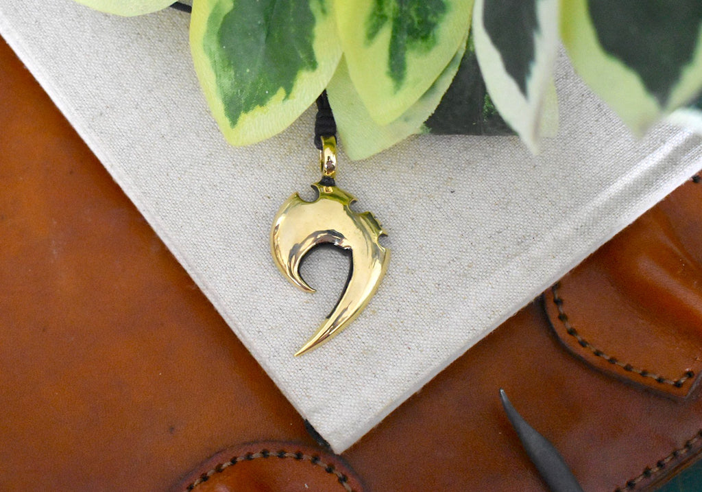 Trendy Lovely Maori Tribal Silver Pewter Gold Brass Necklace Pendant Jewelry