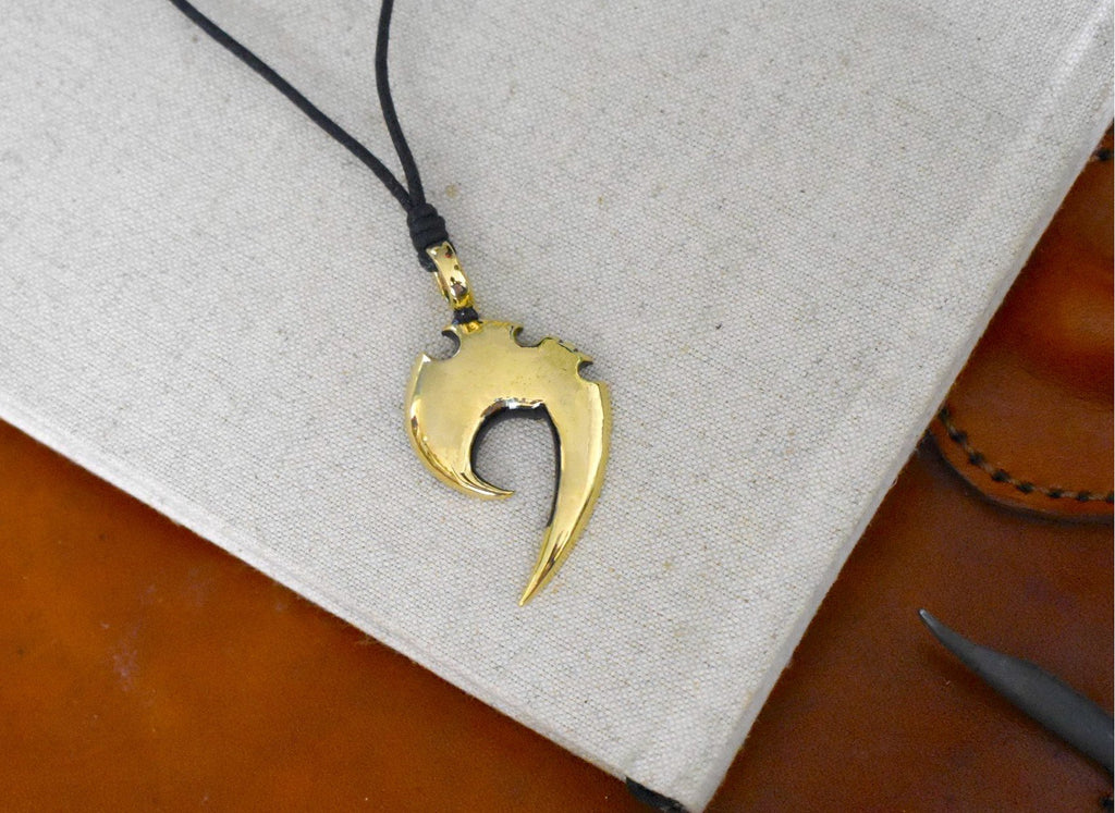 Trendy Lovely Maori Tribal Silver Pewter Gold Brass Necklace Pendant Jewelry