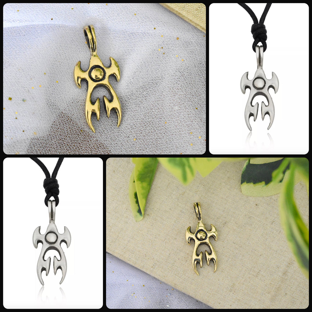 New Ethnic Maori Tribal Silver Pewter Gold Brass Charm Necklace Pendant Jewelry