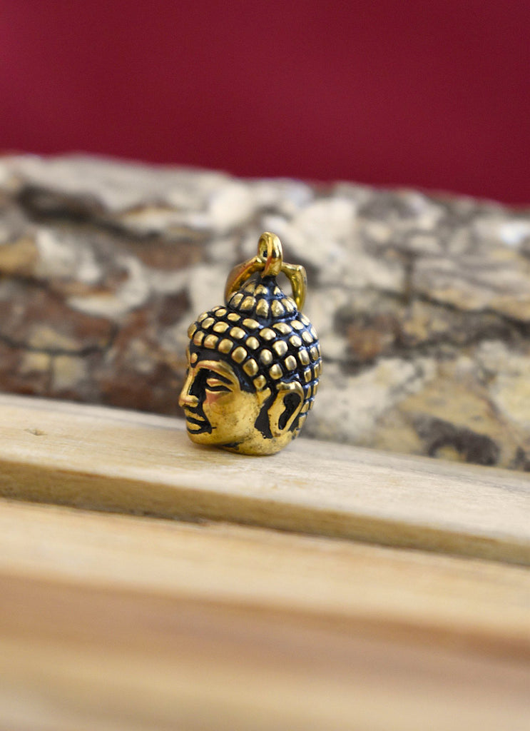 Unique Buddha Sterling-silver Pewter Brass Charm Necklace Pendant Jewelry
