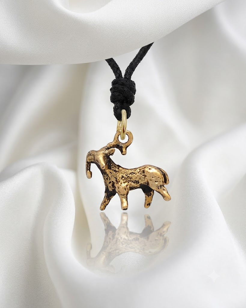 Astrology Gold Brass Sterling Silver Charm Necklace Pendant Horoscope Zodiac