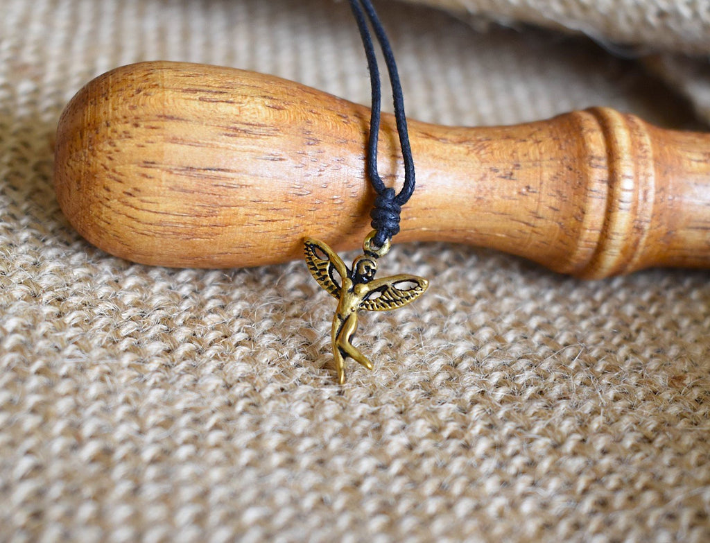 Isis Egyptian Winged 92.5 Sterling Silver Pewter Brass Necklace Pendent Jewelry