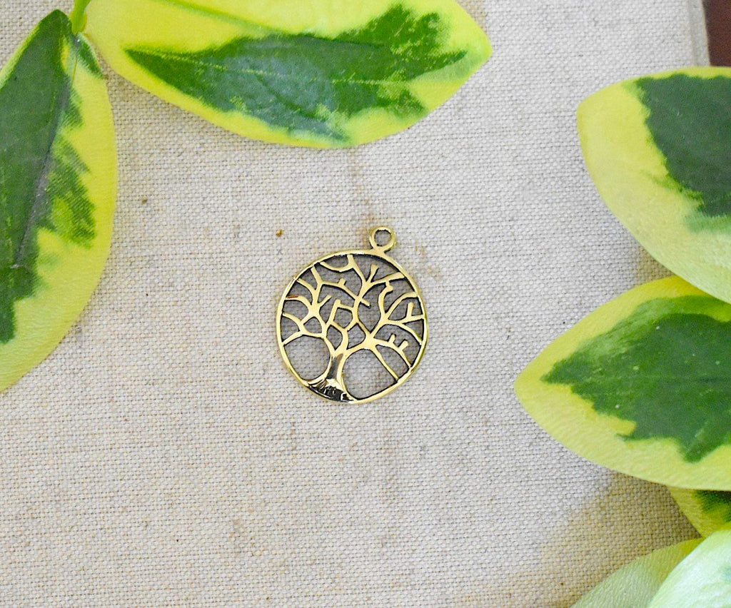 Celtic Tree Of Life 92.5 Sterling Silver Pewter Brass Necklace Pendant Jewelry