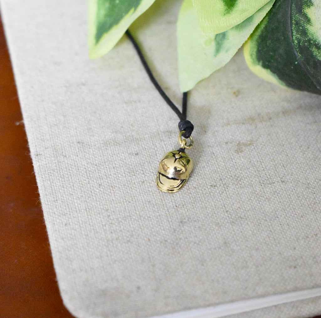 Baseball Cap 92.5 Sterling Silver Brass Charm Necklace Pendant Necklace Jewelry