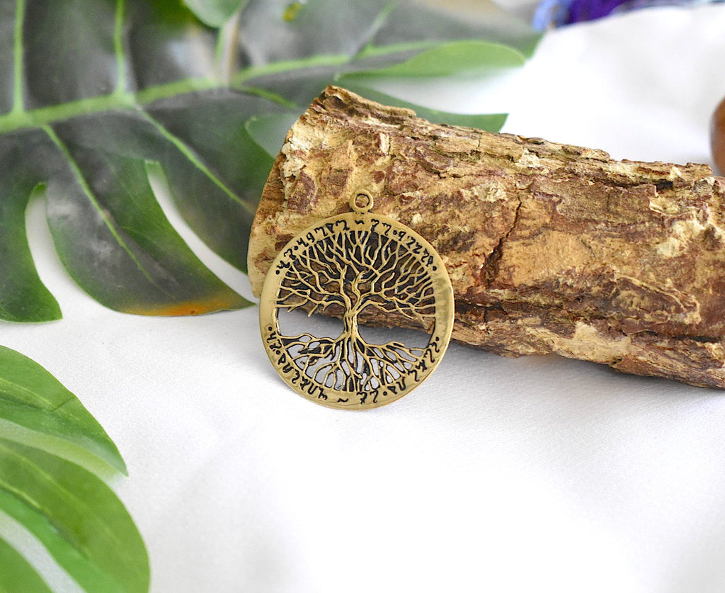 Celtic Tree Of Life 92.5 Sterling Silver Pewter Brass Necklace Pendant Jewelry