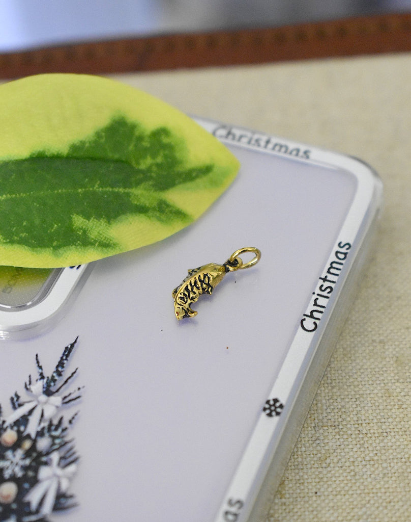 Japanese Koi Fish Pisces 92.5 Sterling Silver Brass Necklace Pendant Jewelry