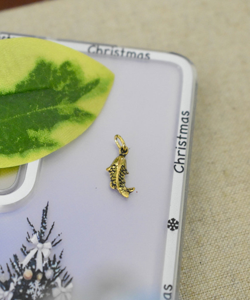 Japanese Koi Fish Pisces 92.5 Sterling Silver Brass Necklace Pendant Jewelry