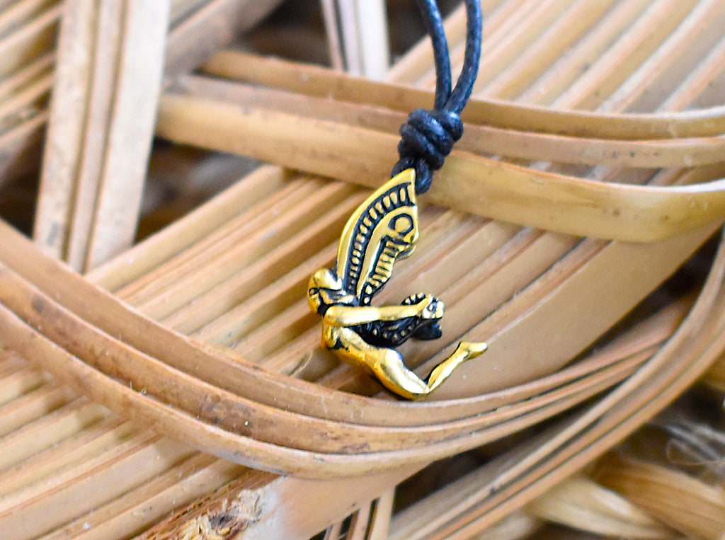 Fairy Pixie 92.5 Sterling Silver Charm Necklace Pendant Jewelry