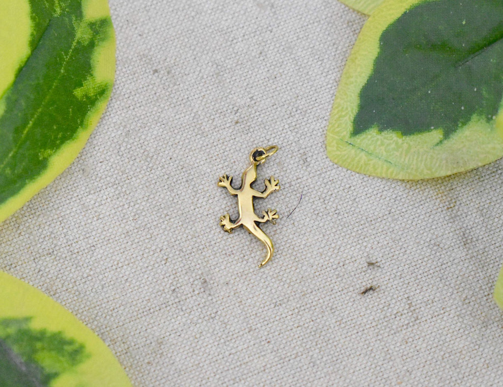 Lizard Reptile Handmade 92.5 Sterling Silver Necklace Pendant Jewelry