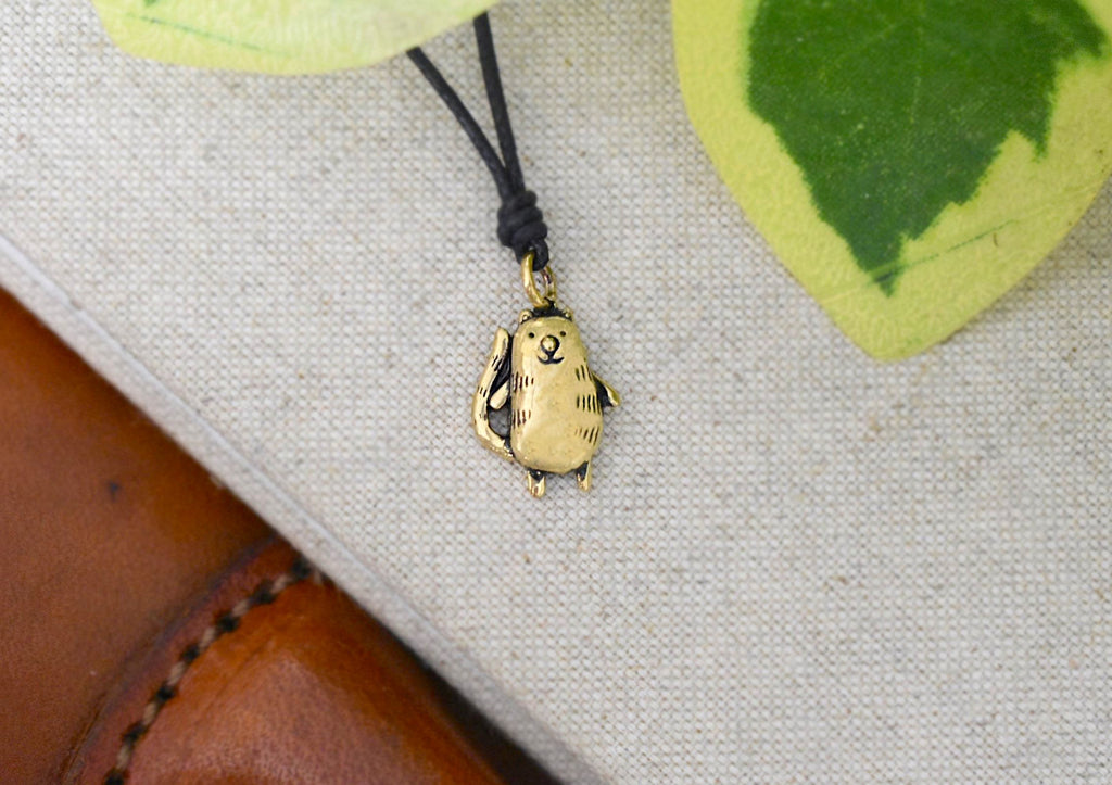 Smiling Chubby Cat Size M & S Silver Pewter Gold Brass Necklace Pendant Jewelry