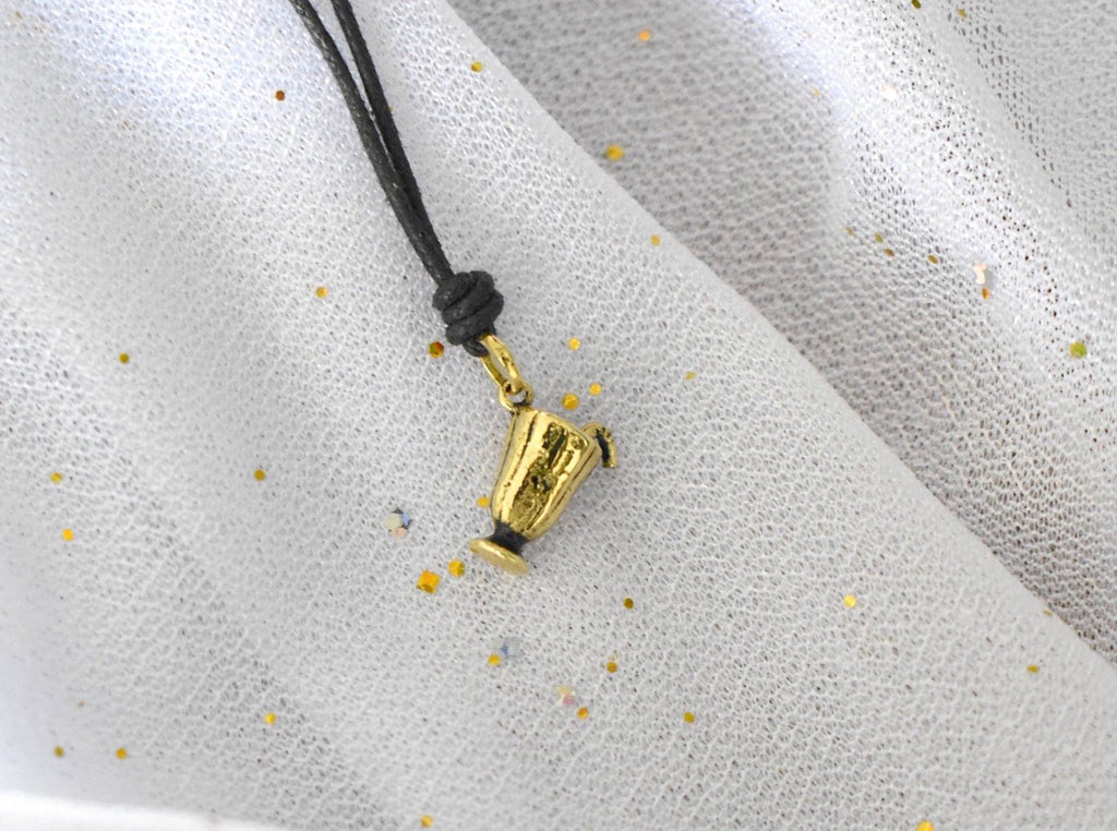 Cute Smoothies Silver Pewter Gold Brass Necklace Pendant Jewelry